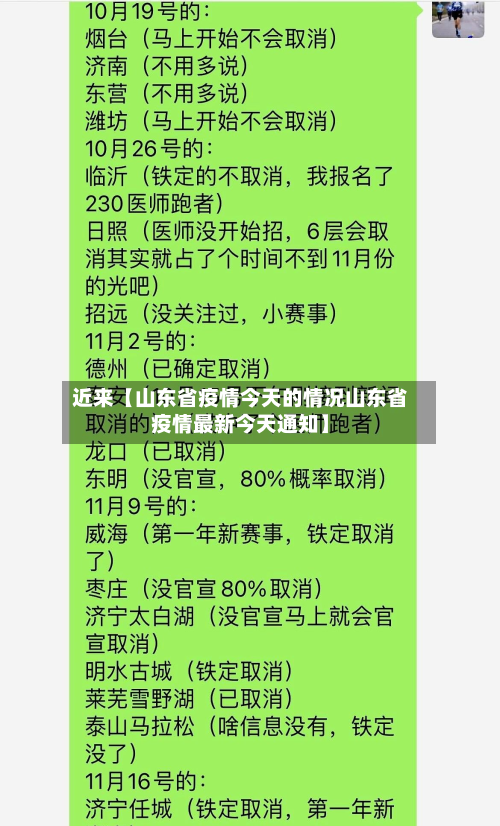 近来【山东省疫情今天的情况山东省疫情最新今天通知】-第1张图片