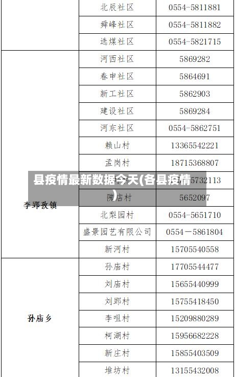 县疫情最新数据今天(各县疫情)-第2张图片